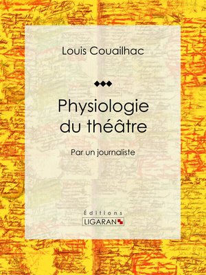 cover image of Physiologie du théâtre